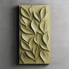 Natural Leaf-Patterned GRC Wall Panel