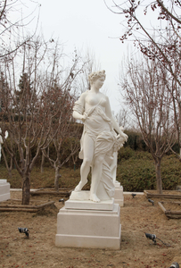 Polished Marble Landscape Sculpture